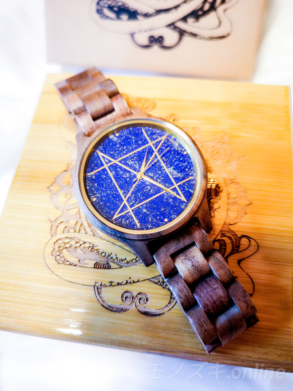割引ファッション NOZ 天然木 天然石 ハウライト 腕時計(アナログ) クォーツ その他